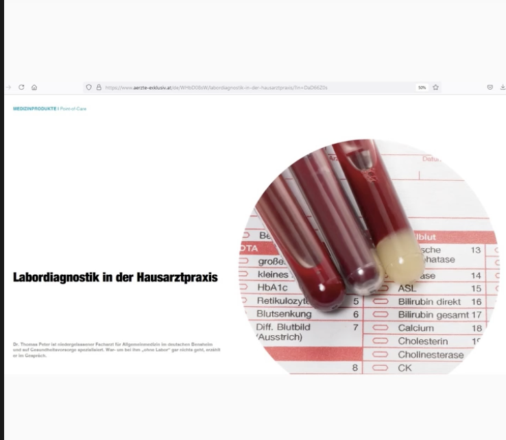 Ärzte exklusiv — Labordiagnostik in der Hausarztpraxis
