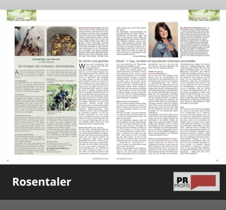 Rosentaler — Traumatische Erlebnisse